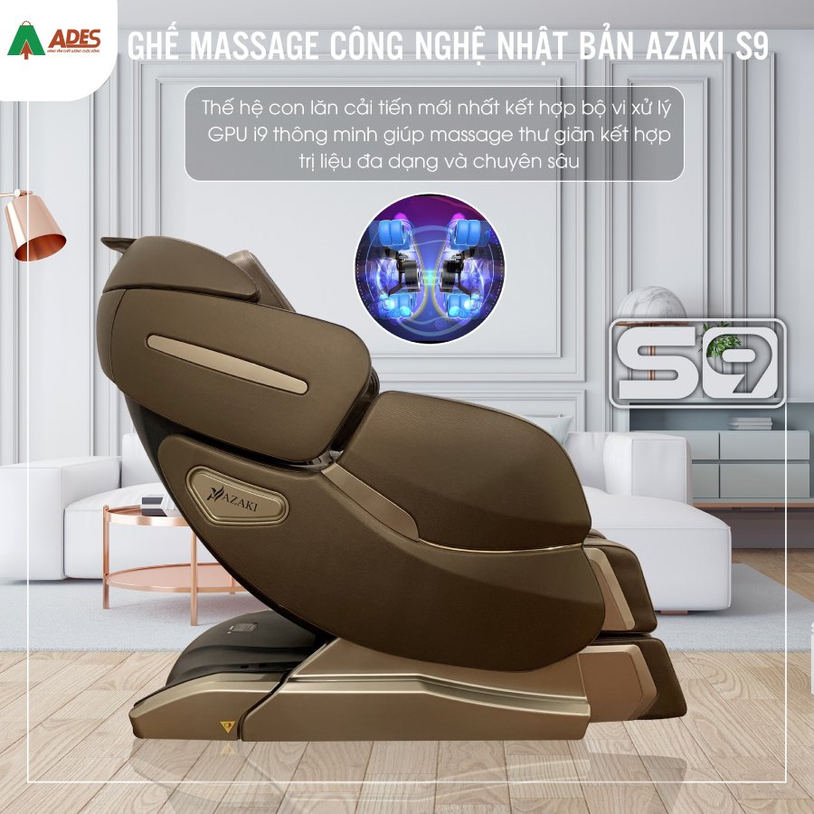 Ghe Massage Azaki S9 co lan chat luong